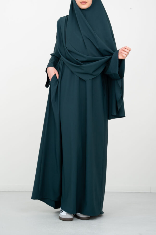 Abaya Wide Sleeve Evergreen