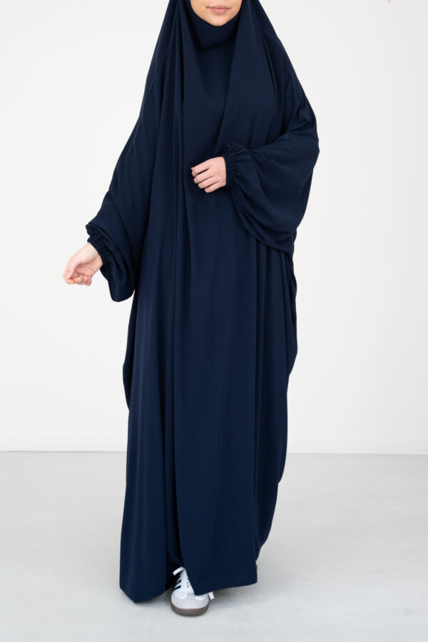 Jilbab 1 delig Navy