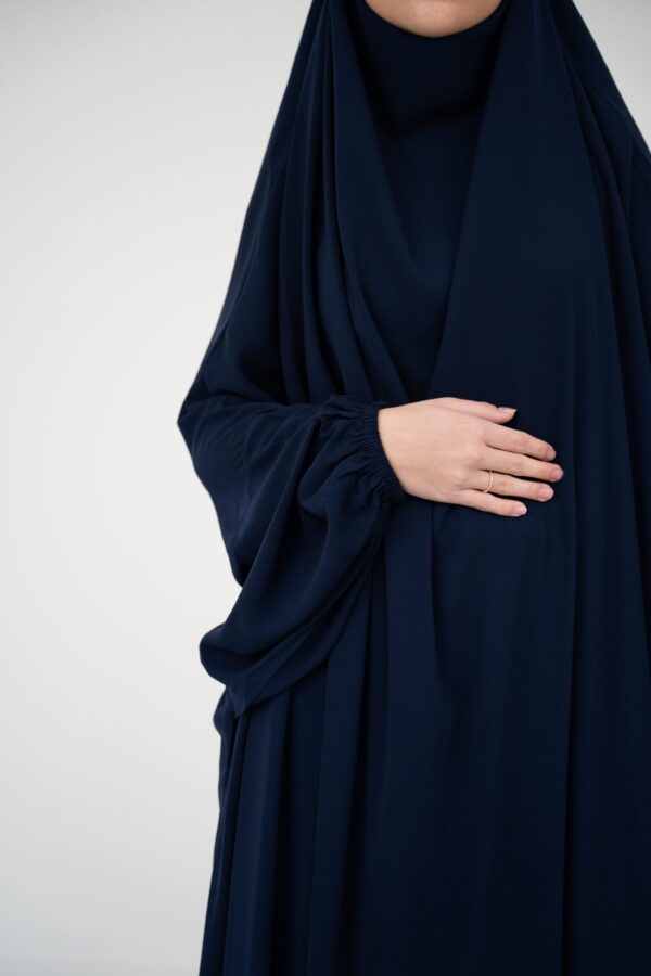 Jilbab 1 delig Navy