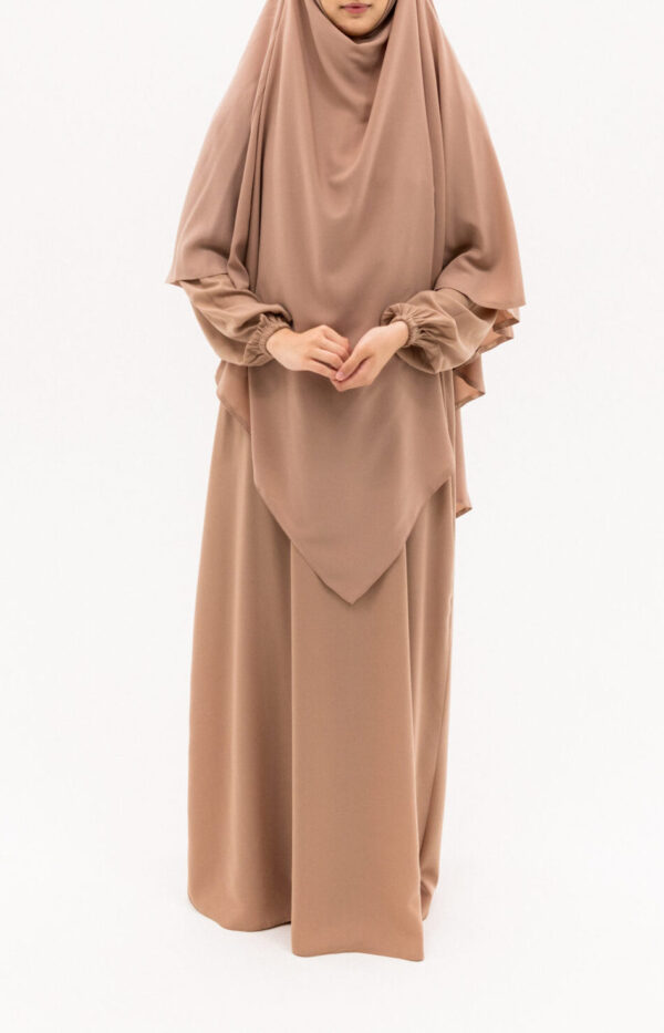 Abayah Basic Nude Pink