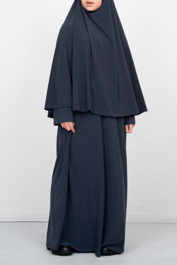 Abaya Rofayda Premium Jersey Shadow