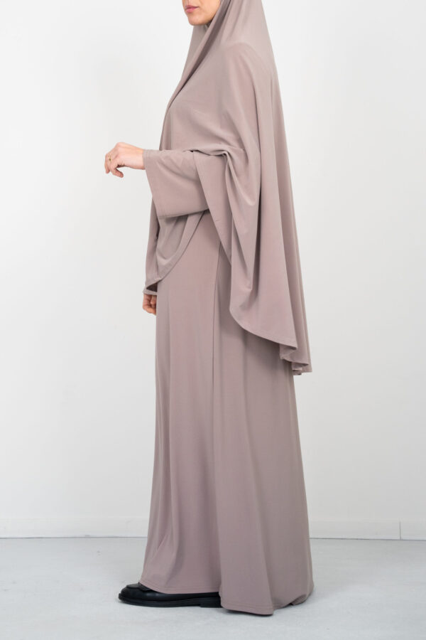 Abaya Premium Jersey Classic Taupe