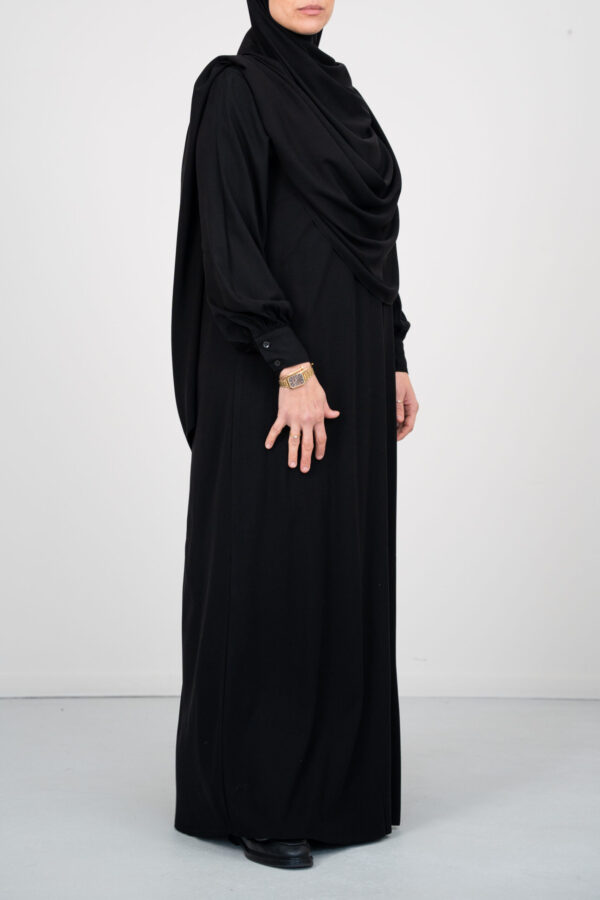 Abaya Basic Manchet Black