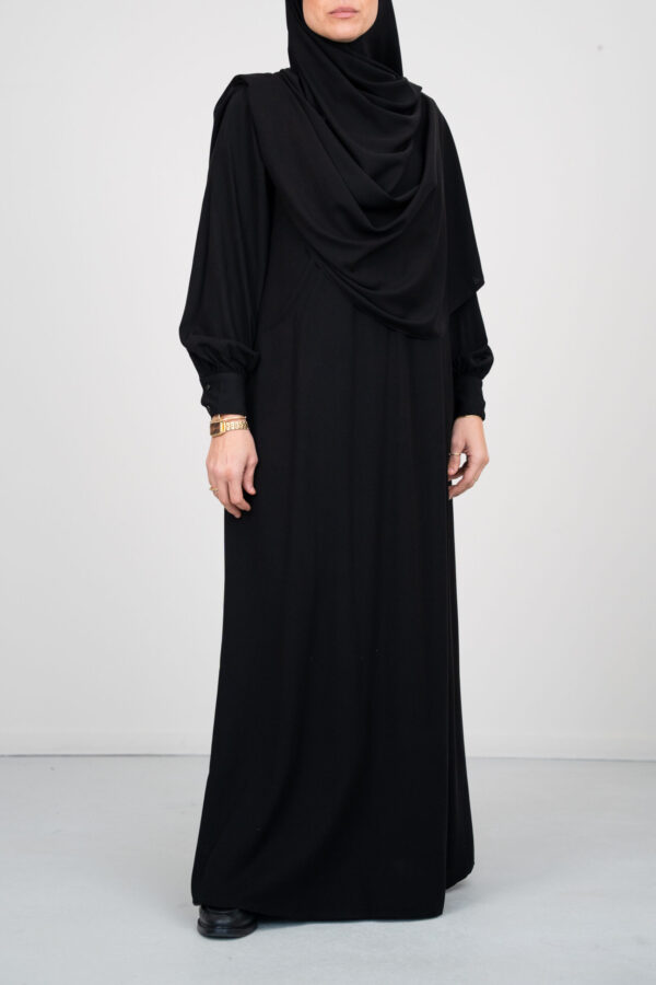 Abaya Basic Manchet Black