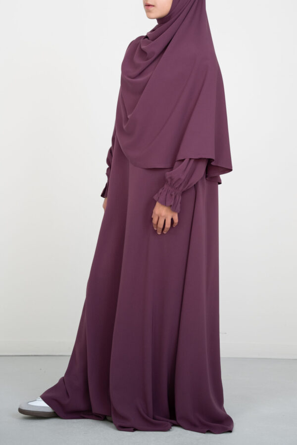 Abayah Rofayda Set Mauve
