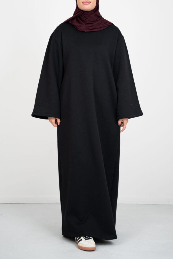 Abaya sweater wide sleeve Black
