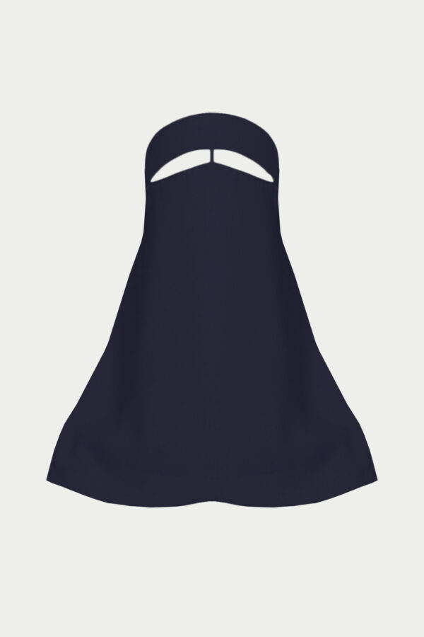 Tie-back Niqaab Oxford Blue
